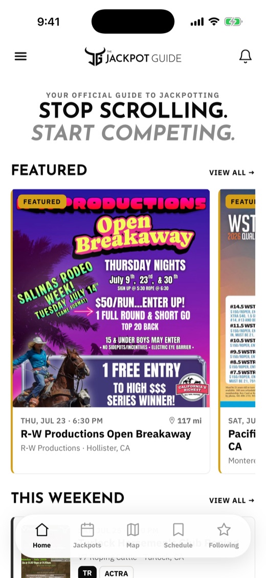 The Jackpot Guide home feed
